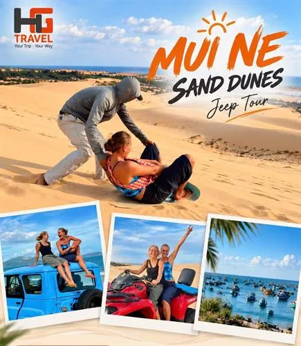 Sunrise or Sunset Private Jeep Tour of Sand Dunes Mui Ne