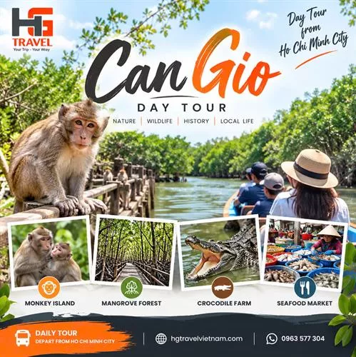 Can Gio Day Tour from Ho Chi Minh City | Monkey Island & Mangrov
