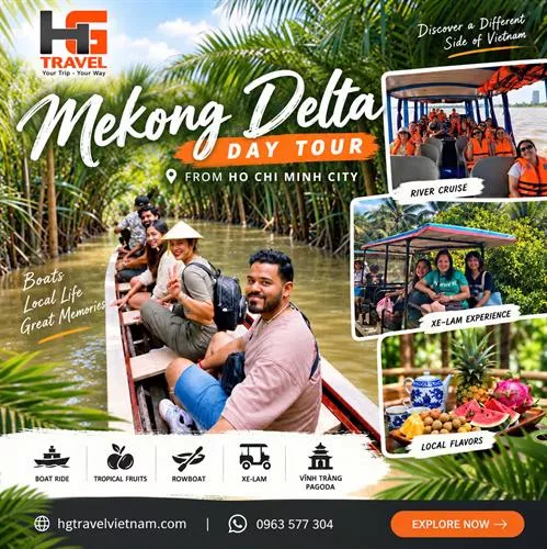  Mekong Delta in One Day — Boats, Tropical Gardens & Local Life