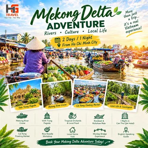 Explore Mekong Delta – Can Tho 2 Days 1 Night 