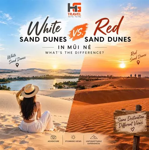 White Sand Dunes vs. Red Sand Dunes in Mũi Né | HG TRAVEL