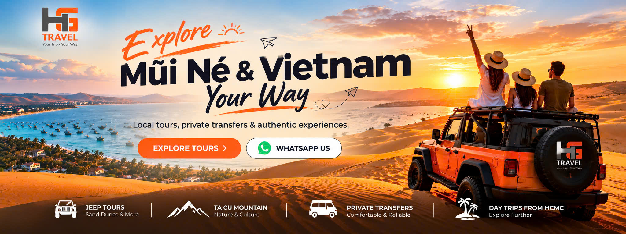 HG Travel Vietnam | Mũi Né Tours & Local Travel Experts